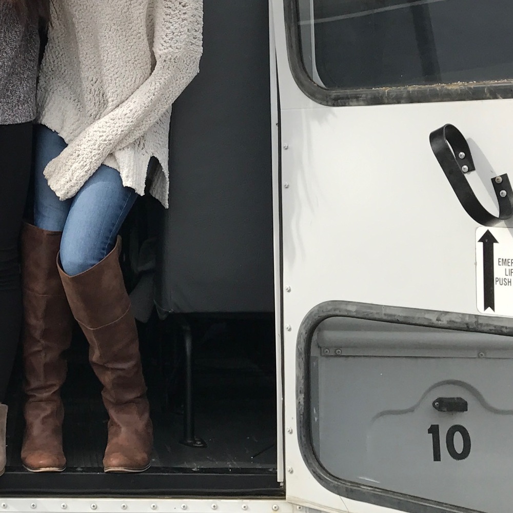 +FREE GIFT Over the knee brown boots & boot socks